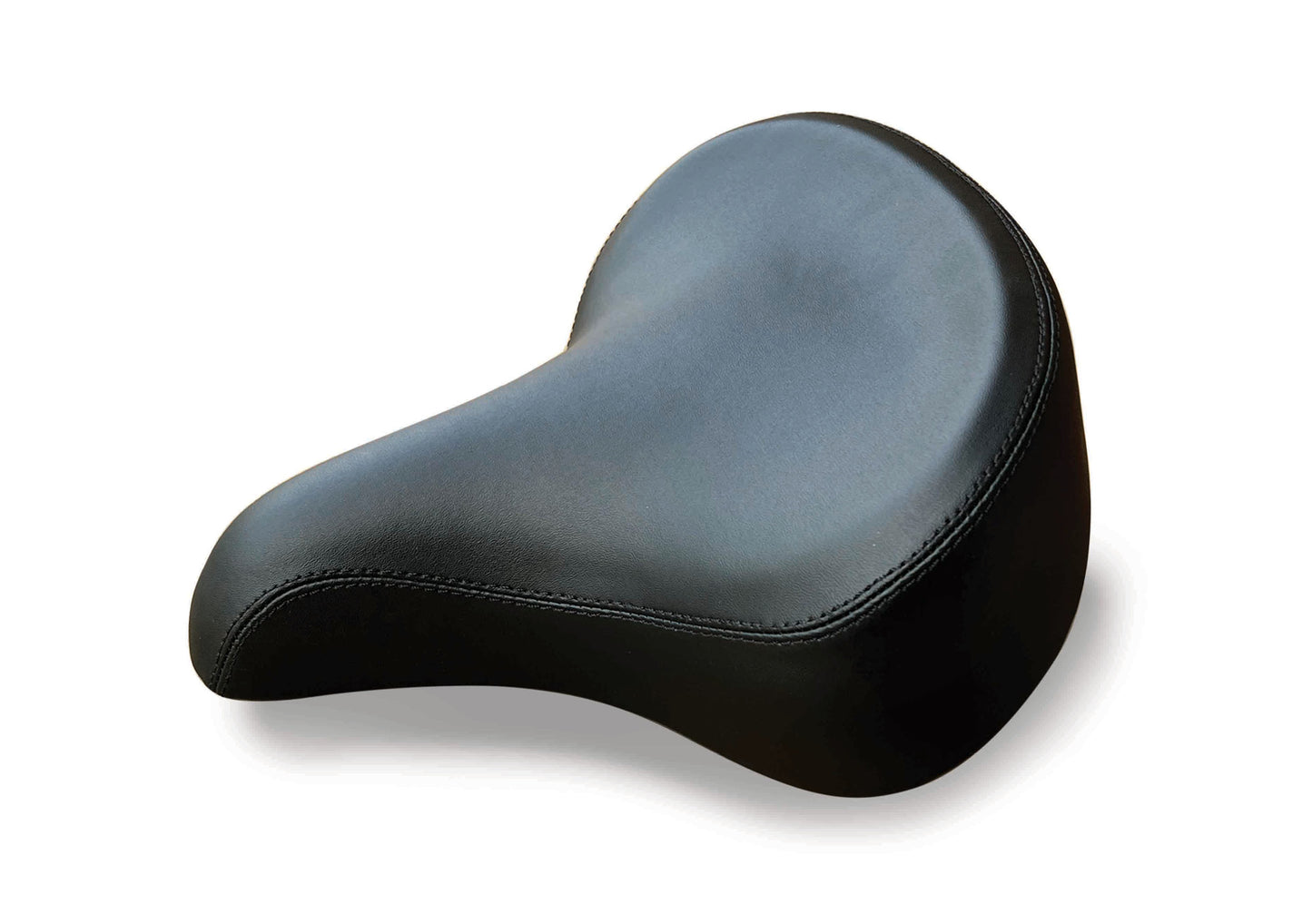 Cruiser Bicycle seat, wide and padded for maximum comfort, Standard mount rails fo optimum compatibility.